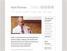 Tablet Screenshot of markflorman.com